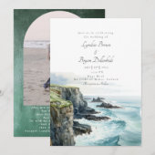 Ierland Cliffs of Moher Wedding Invitation Kaart (Voorkant / Achterkant)