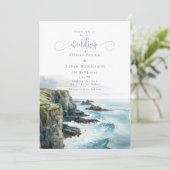 Ierland Cliffs of Moher Wedding Kaart (Staand voorkant)