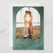 Ierland Cliffs of Moher Wedding Kaart (Achterkant)