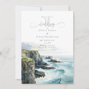 Ierland Cliffs of Moher Wedding Kaart
