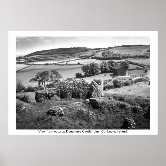 Ierland - Co. Laois, Dunamase Castle Poster (Voorkant)