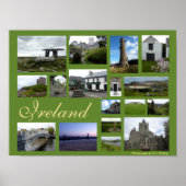 Ierland Collage (Landschap) Poster (Voorkant)