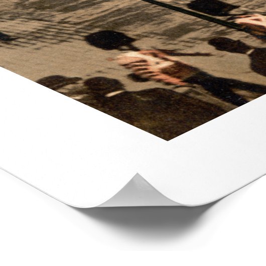 Ierland, College Green Dublin Poster (Hoek)