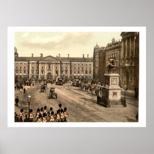  Ierland, College Green Dublin Poster