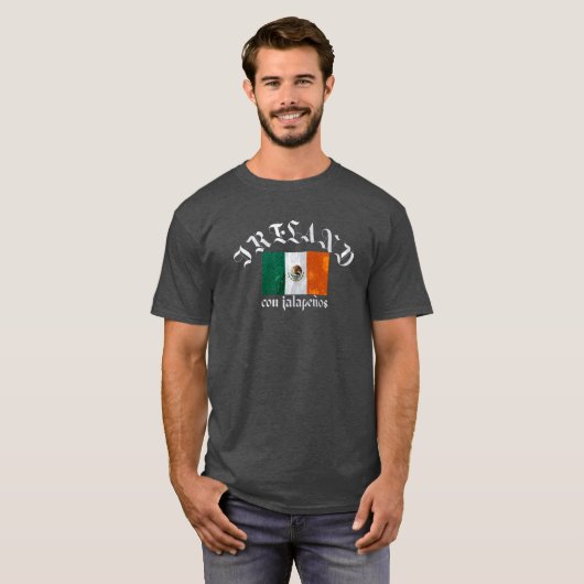IERLAND con jalapenos, T-shirt (Voorkant volledig)