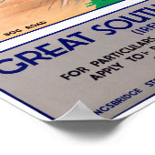 Ierland Connemara Restaurated Vintage Travel Poste Poster (Hoek)