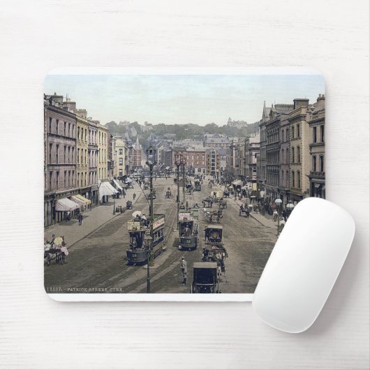  Ierland Cork City c1900 Patrick's Street Muismat (Met muis)
