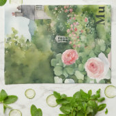 Ierland Country House Ierse achternaam Custom Theedoek (Gevouwen)