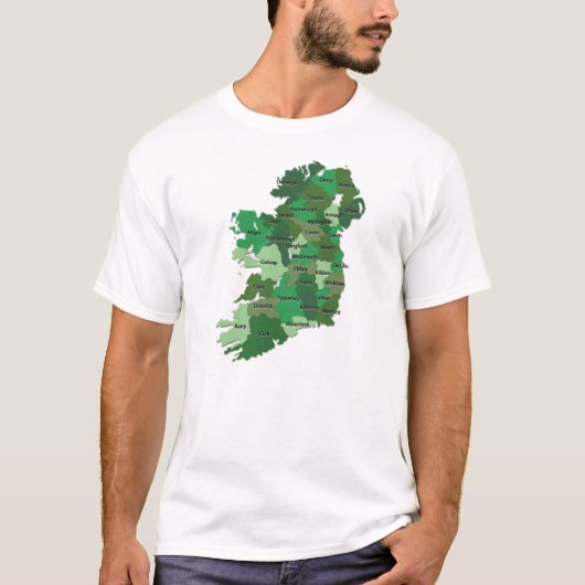 Ierland Countshirt T-shirt (Voorkant)