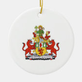 Ierland County Antrim Ceramic Kerstmis Ornament (Voorkant)