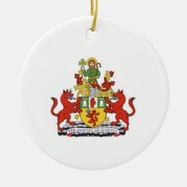 Ierland County Antrim Ceramic Kerstmis Ornament