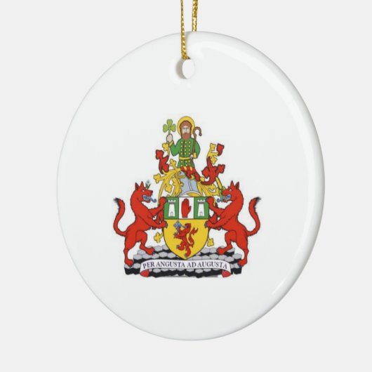 Ierland County Antrim Ceramic Kerstmis Ornament (Links)