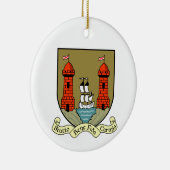 Ierland County Cork Kerstversier Keramisch Ornament (Rechts)