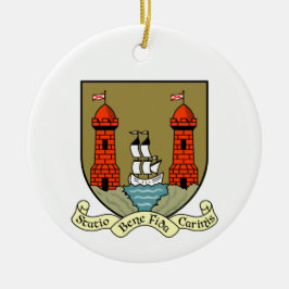 Ierland County Cork Kerstversier Keramisch Ornament