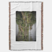 Ierland, County Cork, Lake, Swans, Photography Deken (Voorkant Verticaal)