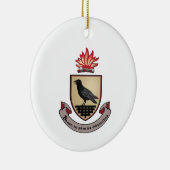 Ierland County Dublin Kerstbal Keramisch Ornament (Rechts)