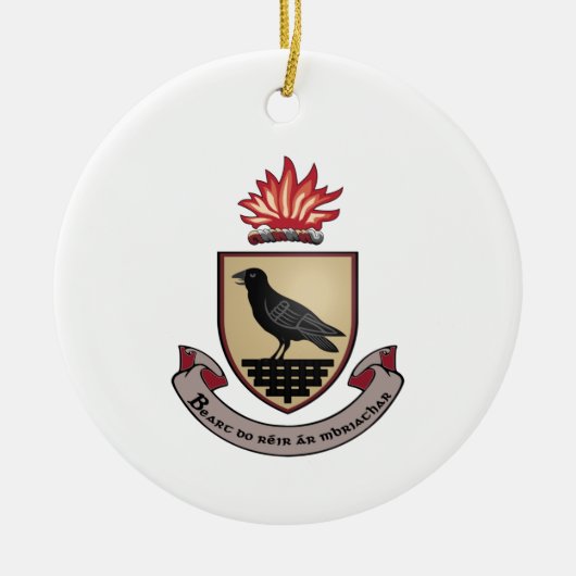 Ierland County Dublin Kerstbal Keramisch Ornament (Voorkant)
