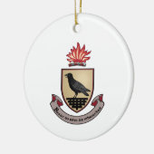 Ierland County Dublin Kerstbal Keramisch Ornament (Links)