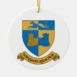 Ierland County Longford Kerstornament Keramisch Ornament
