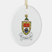 Ierland County Mayo Kerstversier Keramisch Ornament (Rechts)