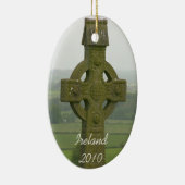 Ierland Cross-Kerstversiering Keramisch Ornament (Rechts)