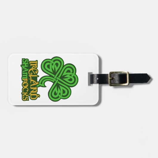 Ierland custom bagagelabel (Voorkant horizontaal)