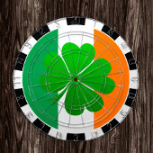 Ierland dartboard, Shamrock & Irish Flag game Dartbord
