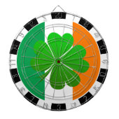 Ierland dartboard, Shamrock & Irish Flag game Dartbord (Voorkant)