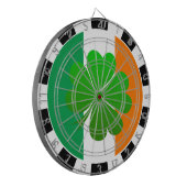 Ierland dartboard, Shamrock & Irish Flag game Dartbord (Voorkant Links)