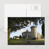 Ierland, de drumoland Castle-ingang. Briefkaart (Voorkant / Achterkant)