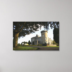 Ierland, de drumoland Castle-ingang. Canvas Afdruk