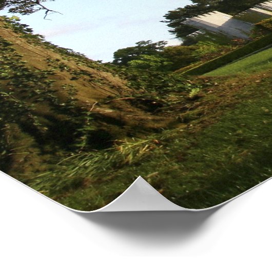 Ierland, de drumoland Castle-ingang. Poster (Hoek)