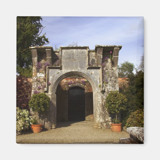 Ierland, de ommuurde tuin van Dromoland Castle Magneet (Voorkant)