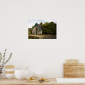 Ierland, de ommuurde tuin van Dromoland Castle Poster (Keuken)