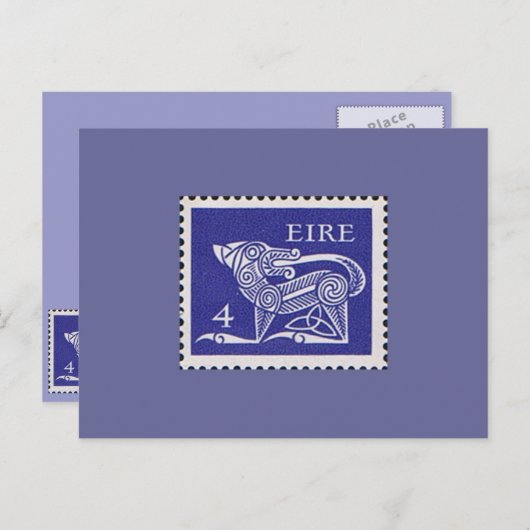 Ierland Decimal Postage stamp 1971 Briefkaart (Voorkant / Achterkant)