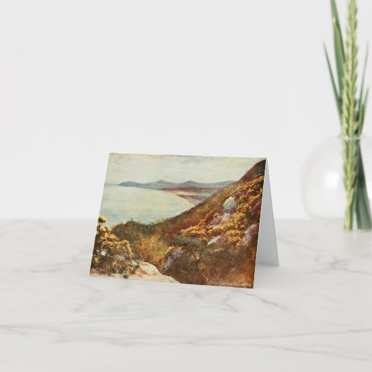 Ierland Dublin Bay vanaf Victoria Hill Kaart (Voorkant)