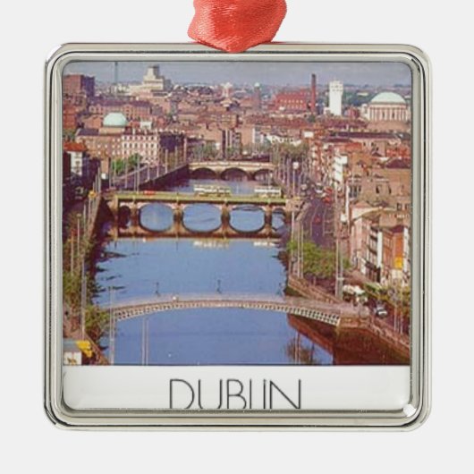 Ierland dublin Bridge (nieuw) (St.K.) Metalen Ornament (Voorkant)