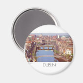 Ierland Dublin River Liffey (St.K.) Magneet (Voorkant / Achterkant)
