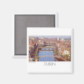 Ierland Dublin River Liffey (St.K.) Magneet (Voorkant / Achterkant)