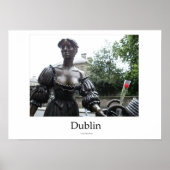 Ierland (Dublin) - standbeeld Molly Malone Poster (Voorkant)