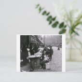  Ierland, Dublin Street traders c1927 Briefkaart (Staand voorkant)