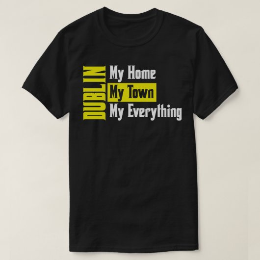 Ierland Dublin T-shirt (Design voorkant)