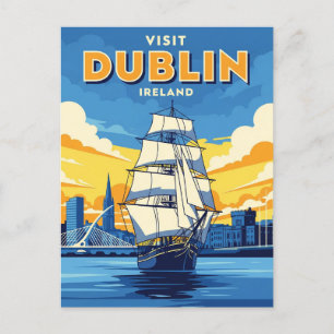 Ierland Dublin Tall Ship Briefkaart