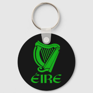 Ierland Eire Eireann Ierse trots Gaelische harp St Sleutelhanger