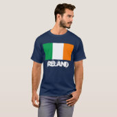 Ierland (Éire) Ierse vlag T-shirt (Voorkant volledig)