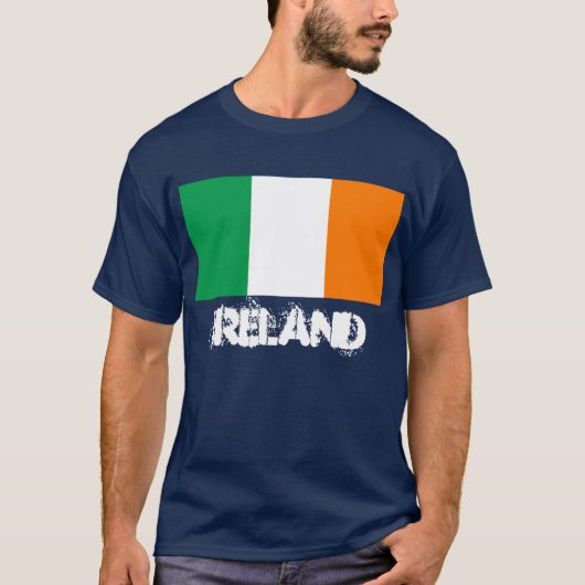 Ierland (Éire) Ierse vlag T-shirt (Voorkant)