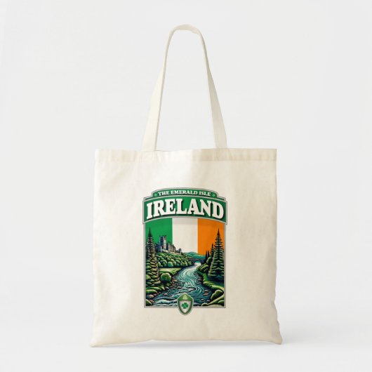 Ierland: Emerald Isle Tote Bag (Voorkant)