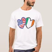 Ierland en de VS Hearts T-shirt (Voorkant)