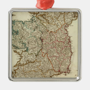 Ierland en Engeland Metalen Ornament