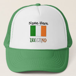 Ierland en Ierse Vlag Gepersonaliseerd  Trucker Pet